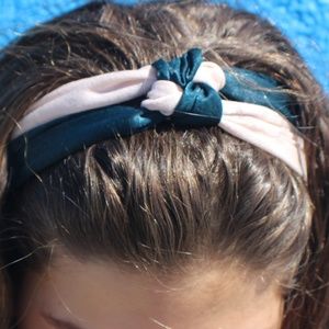 Hand Made Blue-Blush Headband